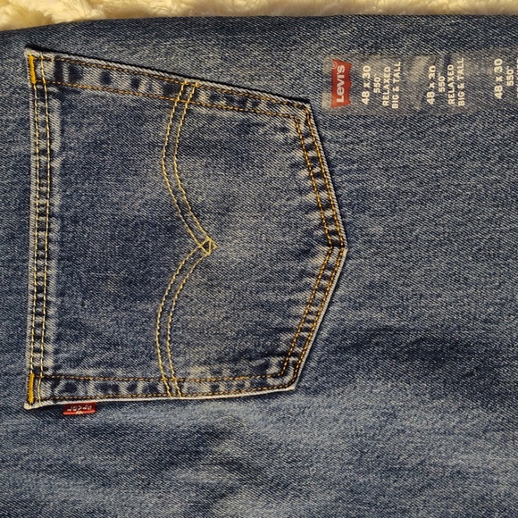 Levi's 550 men's denim blue jeans size 48x30 nwt - Picture 11 of 15